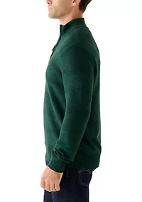 7GG Marled ¼ Zip Sweater