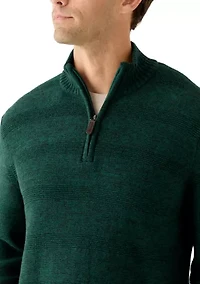 7GG Marled ¼ Zip Sweater