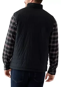 Big & Tall Lux Horizontal Quilted Vest