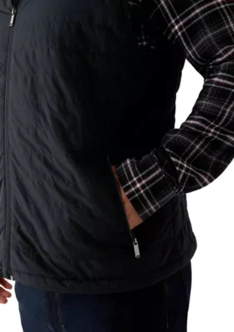 Big & Tall Lux Horizontal Quilted Vest