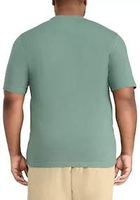 Big & Tall Short Sleeve Saltwater Solid Pocket T-Shirt