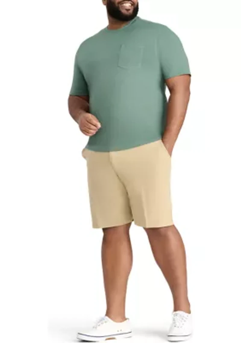 Big & Tall Short Sleeve Saltwater Solid Pocket T-Shirt