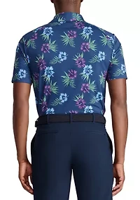 Trick Shot Printed Fashion Polo Shirt