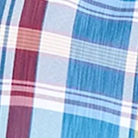 Big & Tall Breeze Madras Woven Button Down Shirt