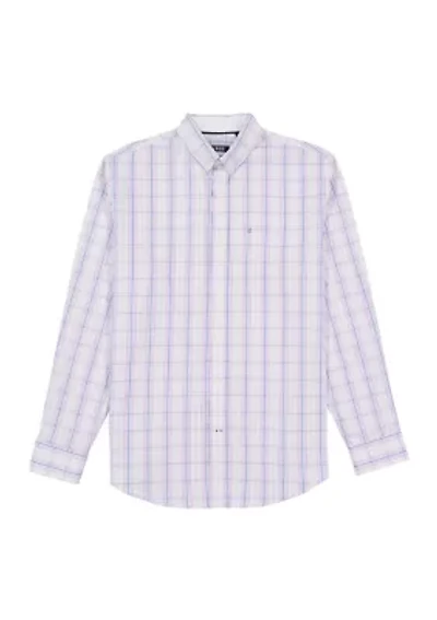 Big & Tall Long Sleeve Classic Premium Essential Woven Shirt