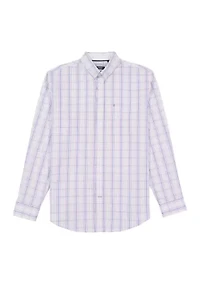 Big & Tall Long Sleeve Classic Premium Essential Woven Shirt