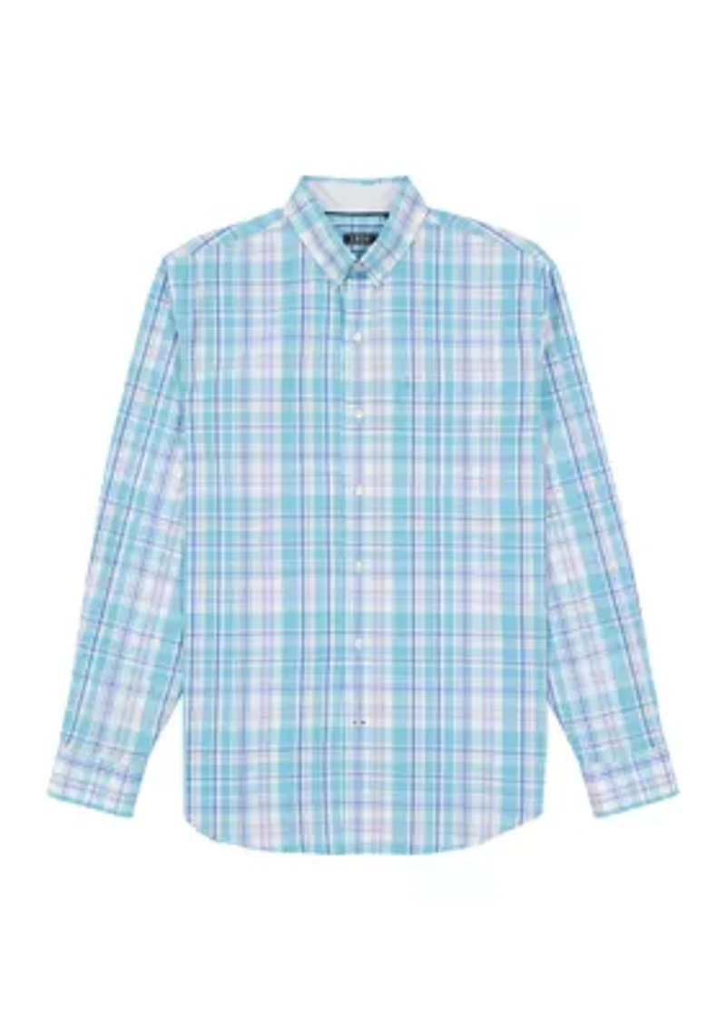 Big & Tall Long Sleeve Classic Premium Essential Woven Shirt