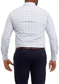 Big & Tall Long Sleeve Classic Premium Essential Woven Shirt