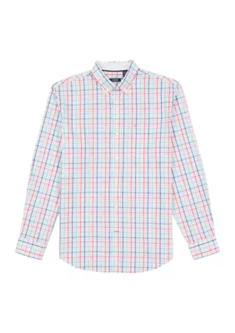 Big & Tall Long Sleeve Classic Premium Essential Woven Shirt