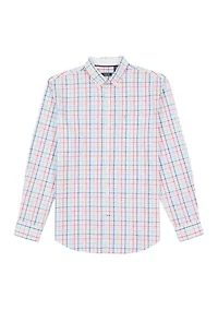 Big & Tall Long Sleeve Classic Premium Essential Woven Shirt