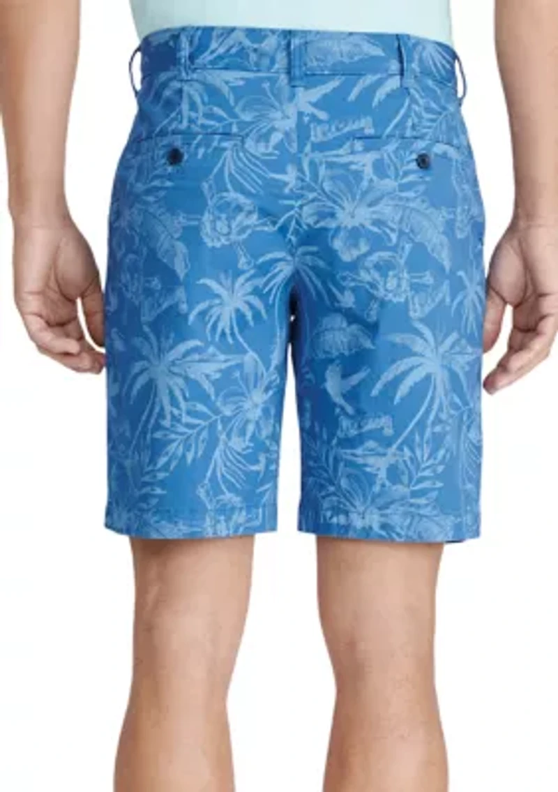 Printed Twill Shorts