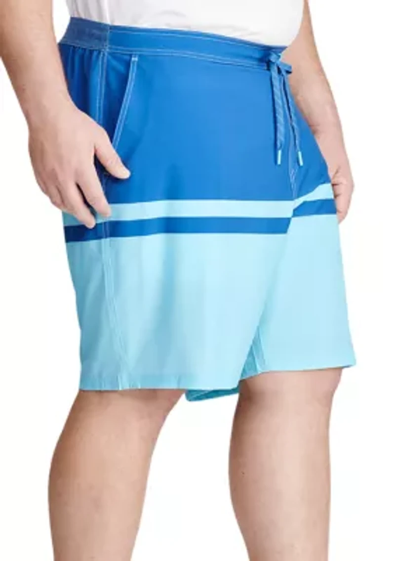 Big & Tall Saltwater Beach Performance Swim Trunks