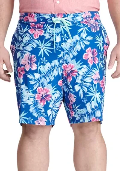 Big & Tall Saltwater Beach Performance Swim Trunks