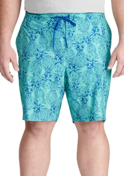 Big & Tall Saltwater Beach Performance Swim Trunks
