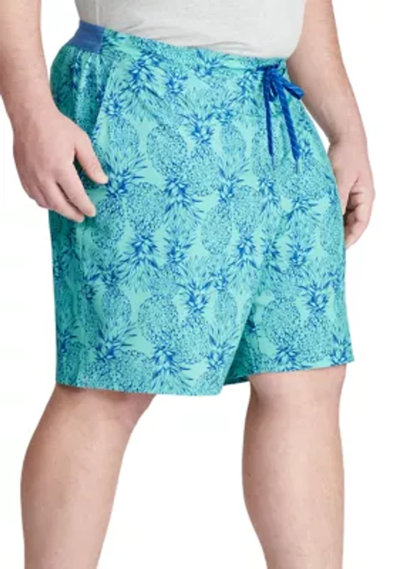 Big & Tall Saltwater Beach Performance Swim Trunks
