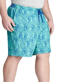 Big & Tall Saltwater Beach Performance Swim Trunks