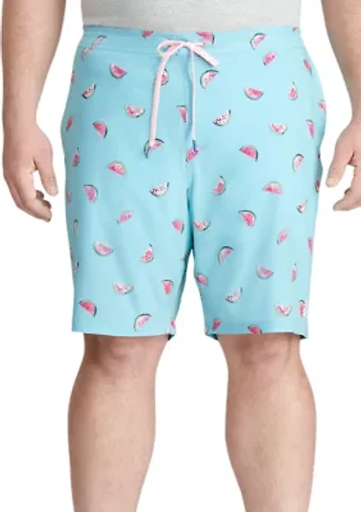 Big & Tall Saltwater Beach Performance Swim Trunks