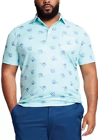 Big & Tall Sunshield Performance Short Sleeve Polo Shirt