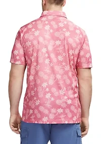 Big & Tall Sunshield Performance Short Sleeve Polo Shirt