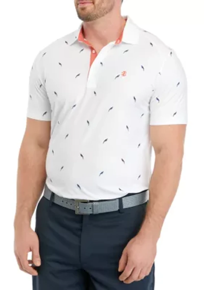 Big & Tall Swingflex Elite Golf Short Sleeve Polo Shirt