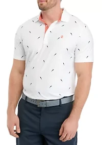 Big & Tall Swingflex Elite Golf Short Sleeve Polo Shirt