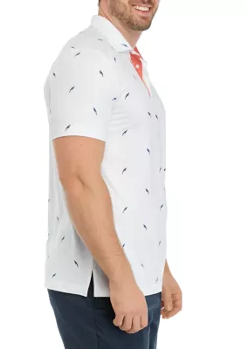 Big & Tall Swingflex Elite Golf Short Sleeve Polo Shirt
