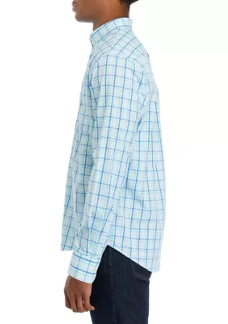 Performance Comfort Long Sleeve Button Down Shirt