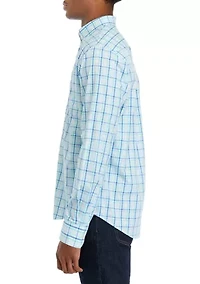 Performance Comfort Long Sleeve Button Down Shirt