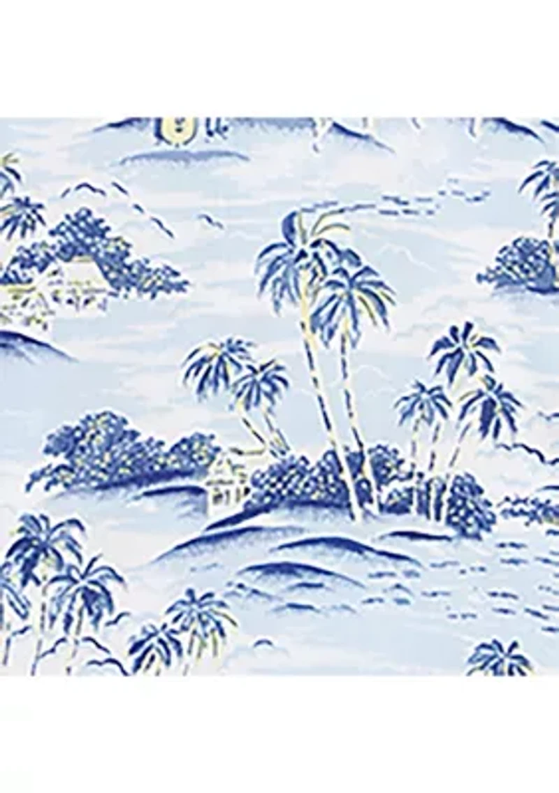 Big & Tall Dockside Chambray Short Sleeve Button Down Shirt