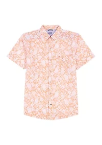 Big & Tall Dockside ChambrayShort Sleeve Button Down Shirt
