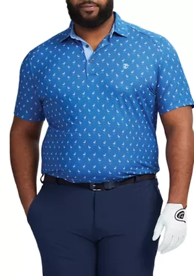 Big & Tall Swingflex Elite Golf Short Sleeve Polo Shirt