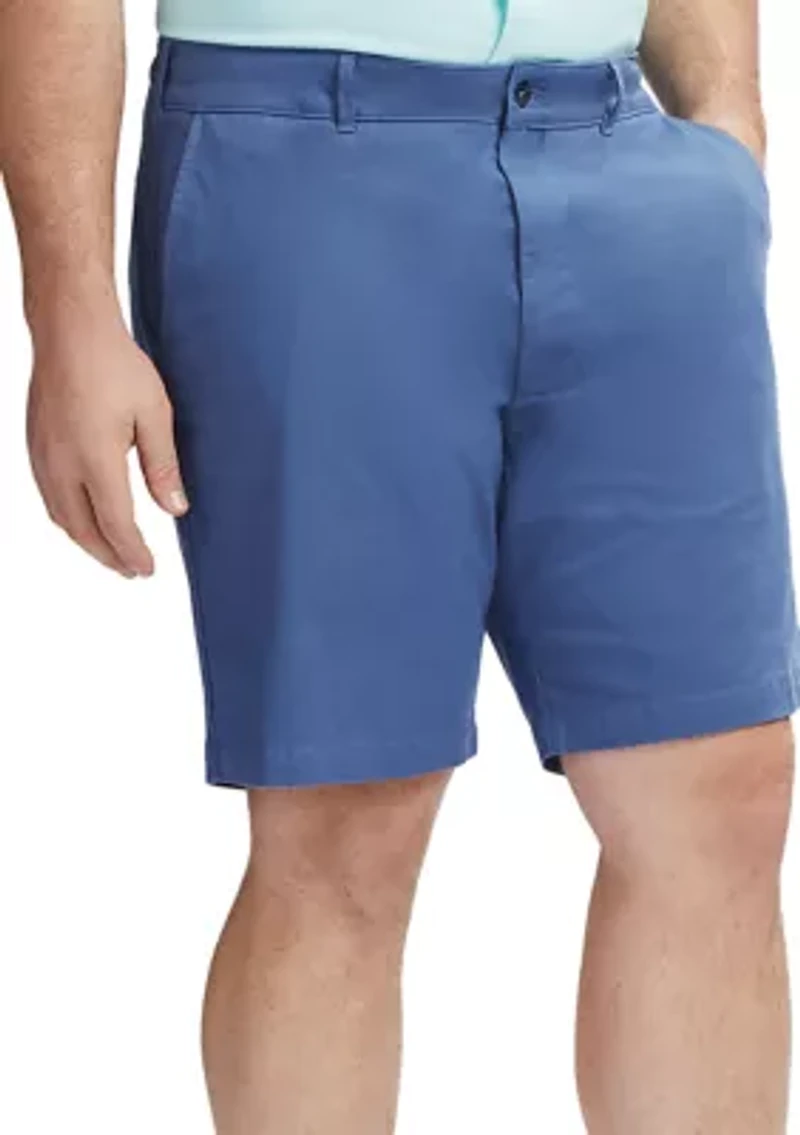 Big & Tall Men's Saltwater Flat Front Chino Shorts