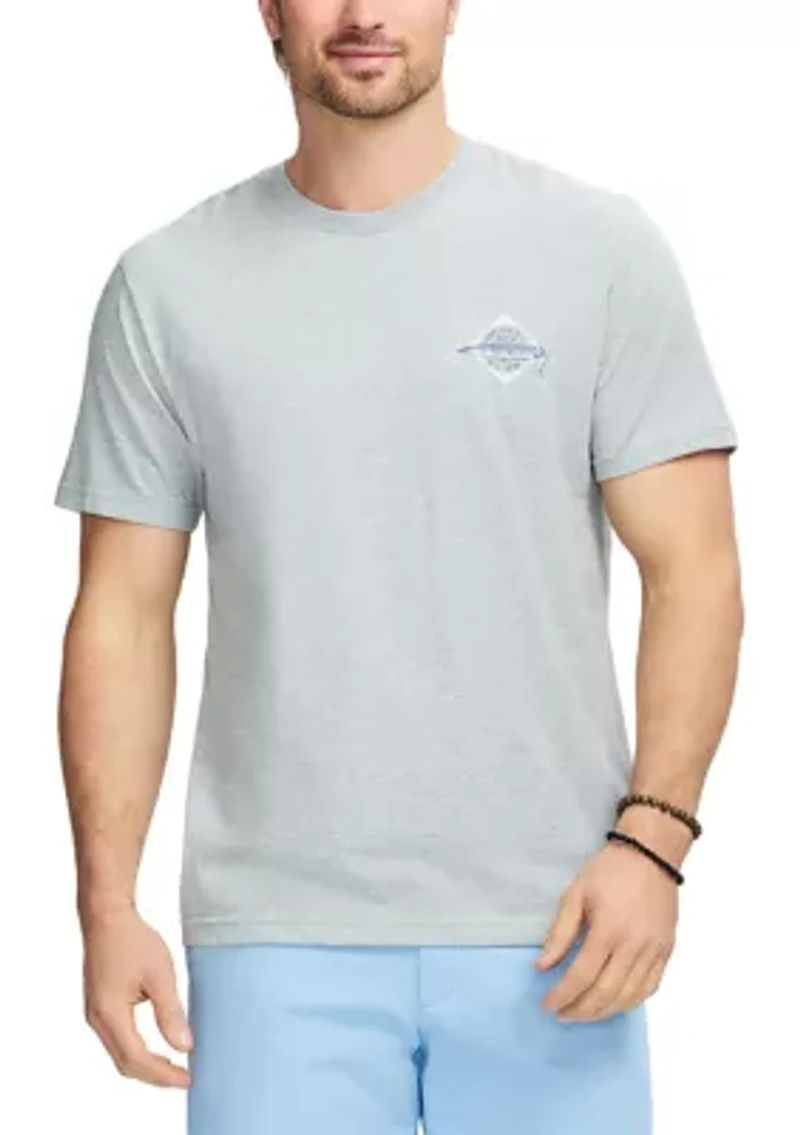 Short Sleeve Soft Washed Graphic Crew T-Shirt