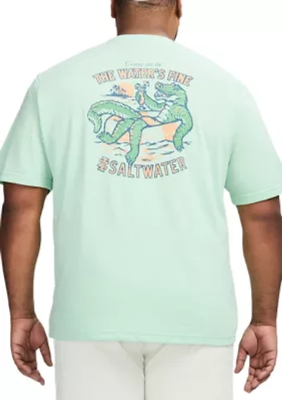 Big & Tall Saltwater Short Sleeve Graphic T-Shirt