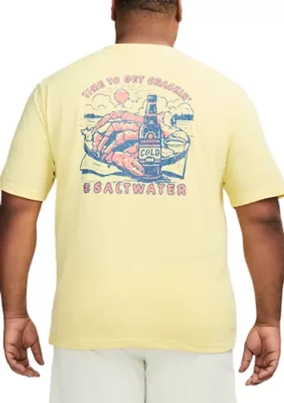 Big & Tall Saltwater Short Sleeve Graphic T-Shirt