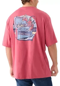 Big & Tall Short Sleeve Lobster Graphic T-Shirt