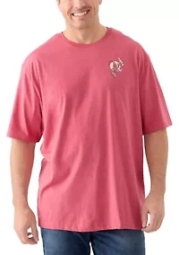 Big & Tall Short Sleeve Lobster Graphic T-Shirt