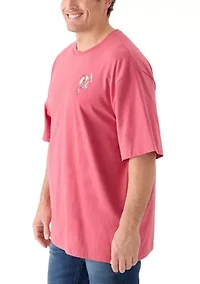 Big & Tall Short Sleeve Lobster Graphic T-Shirt
