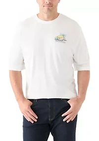 Short Sleeve Pool Day Dog Graphic T-Shirt