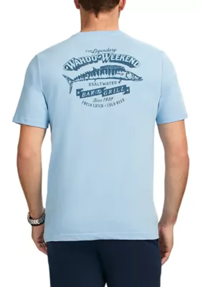 Soft Wash Short Sleeve Graphic Crew Neck T-Shirt