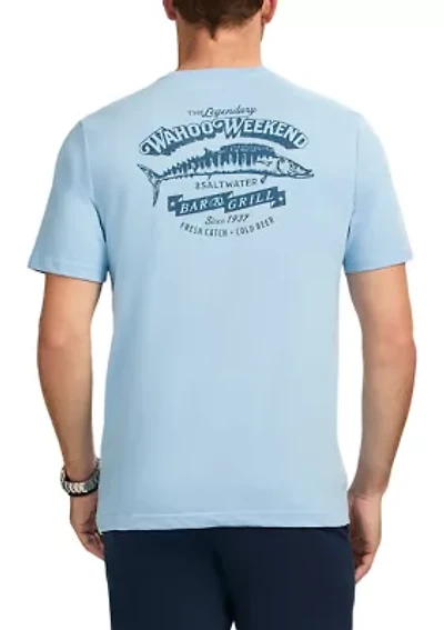 Soft Wash Short Sleeve Graphic Crew Neck T-Shirt