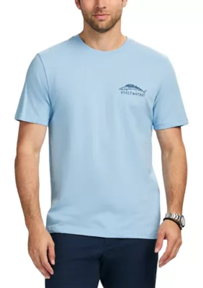 Soft Wash Short Sleeve Graphic Crew Neck T-Shirt