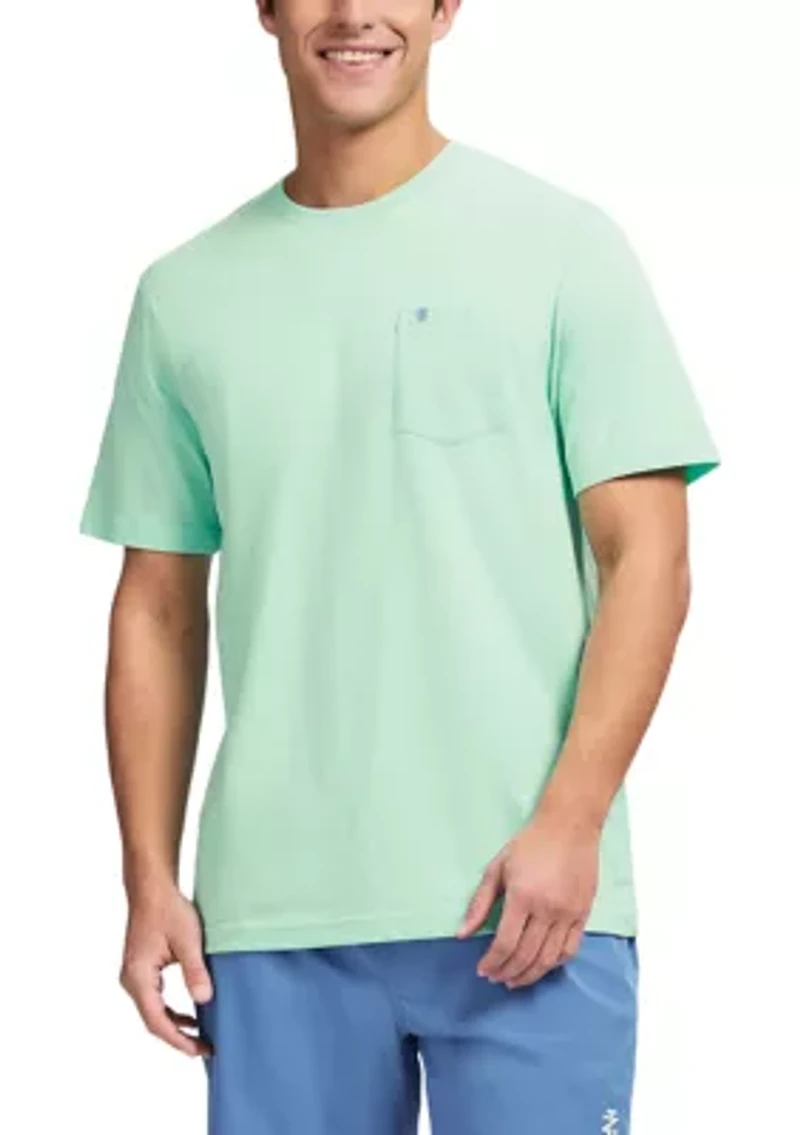Short Sleeve Solid Pocket T-Shirt