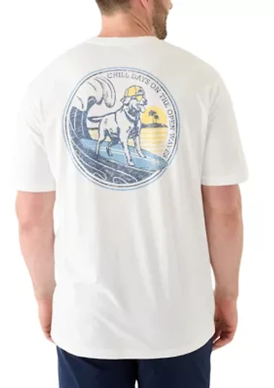 Big & Tall Saltwater Short Sleeve Graphic T-Shirt