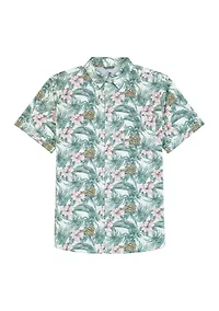 Dockside Chambray Printed Button Down Shirt