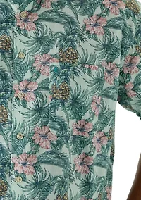 Big & Tall Dockside Chambray Printed Shirt