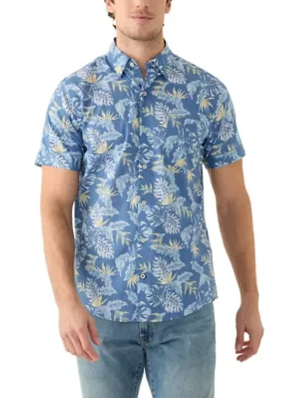 Dockside Chambray Printed Button Down Shirt