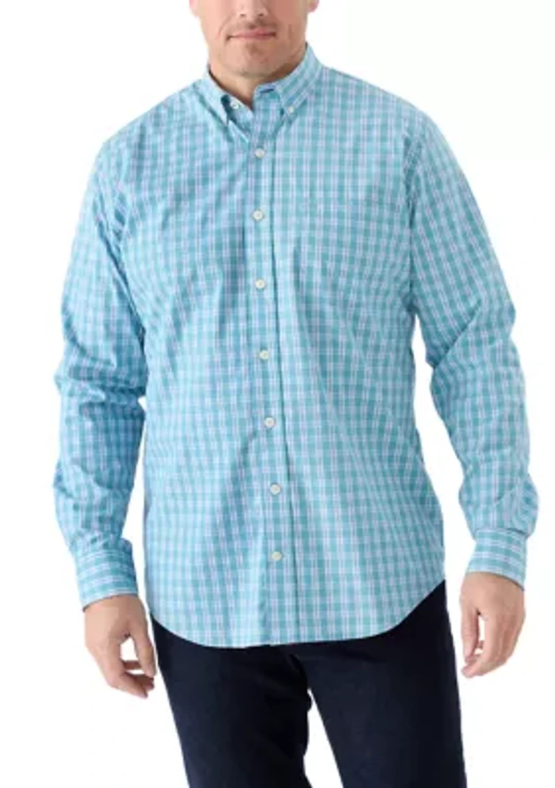 Big & Tall Comfort Plus Woven Performance Button Down Shirt