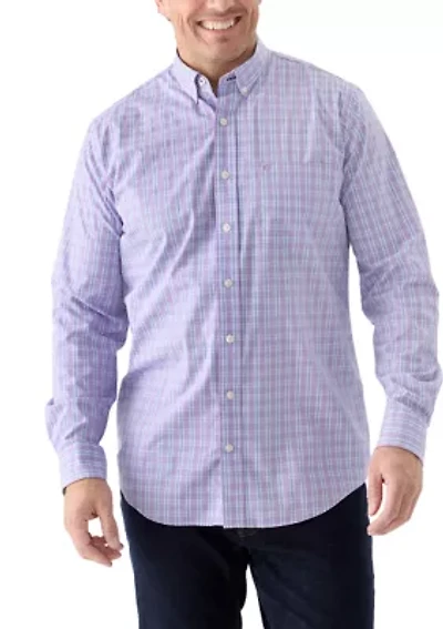 Big & Tall Comfort Plus Woven Performance Button Down Shirt