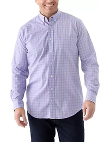 Big & Tall Comfort Plus Woven Performance Button Down Shirt
